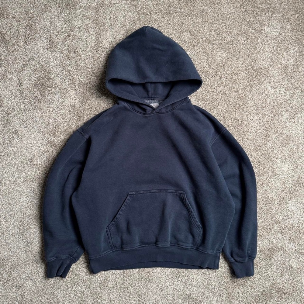 TNA DARK BLUE "COZY AF" PULLOVER HOODIE